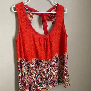 Anthropologie Akemi‎ + Kin Cotton Bow Back Top